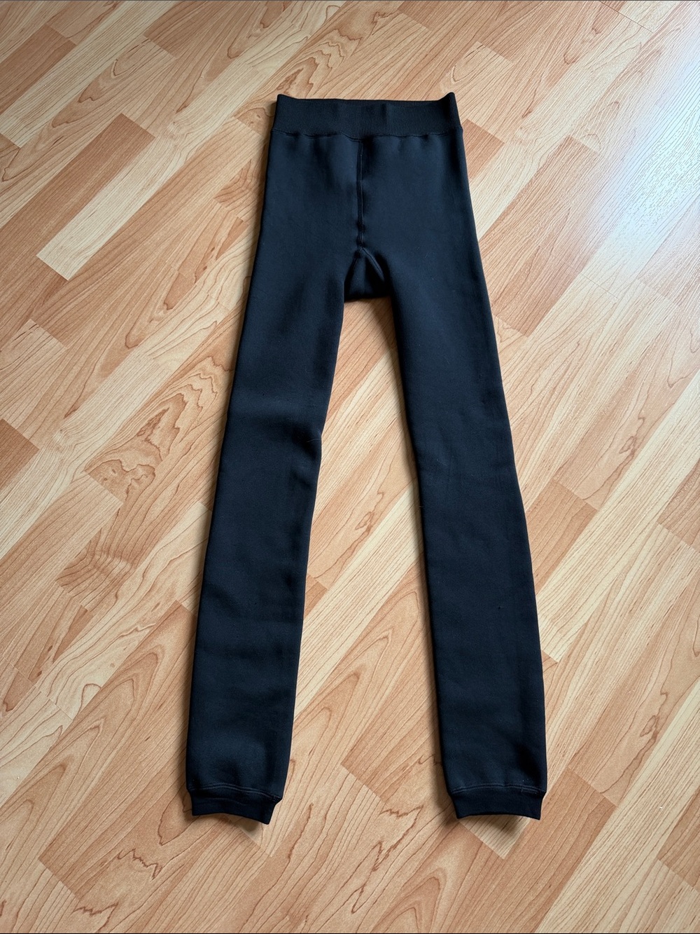 Black Fleece-Lined Women's Leggings